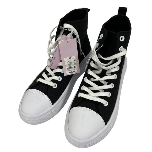 Women's Fallon High-Top Sneakers - Wild Fable Black, Size 10, NWT - Picture 2 of 10